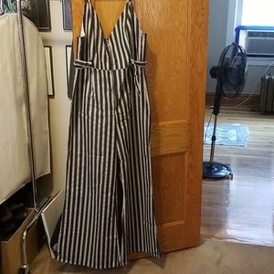 Striped Jumpsuit NWT